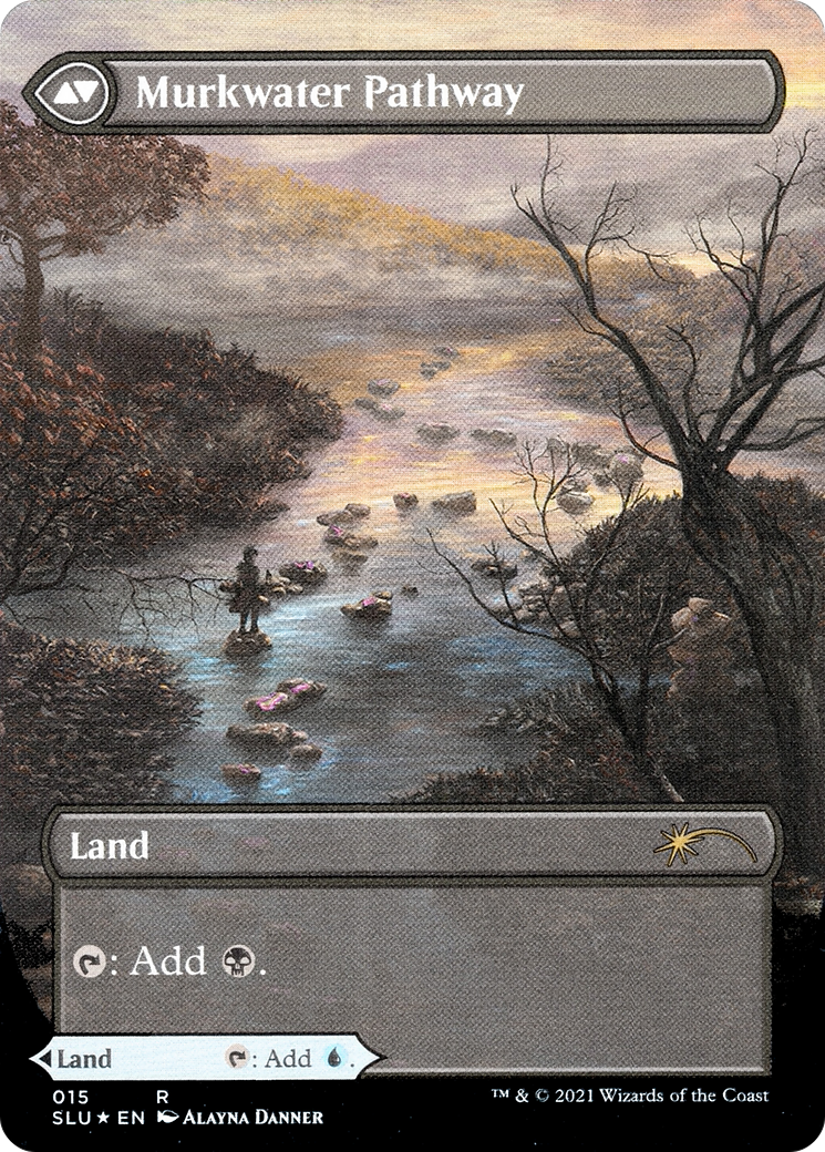 Clearwater Pathway // Murkwater Pathway (SLU-015) (Showcase) (Borderless) (Foil)