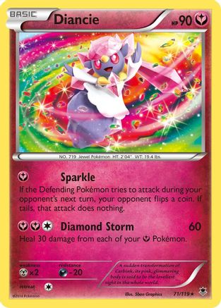 Diancie (PHF-071) (Reverse Holofoil)