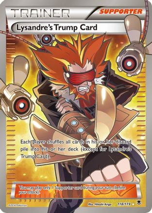 Lysandre's Trump Card (118 Full Art) (PHF-118) (Holofoil)