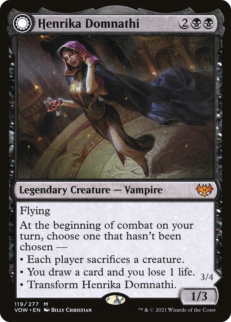 Henrika Domnathi // Henrika, Infernal Seer (VOW-119) (Foil)