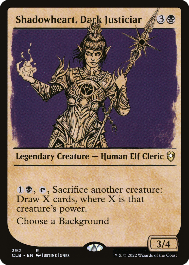 Shadowheart, Dark Justiciar (CLB-392) (Showcase)