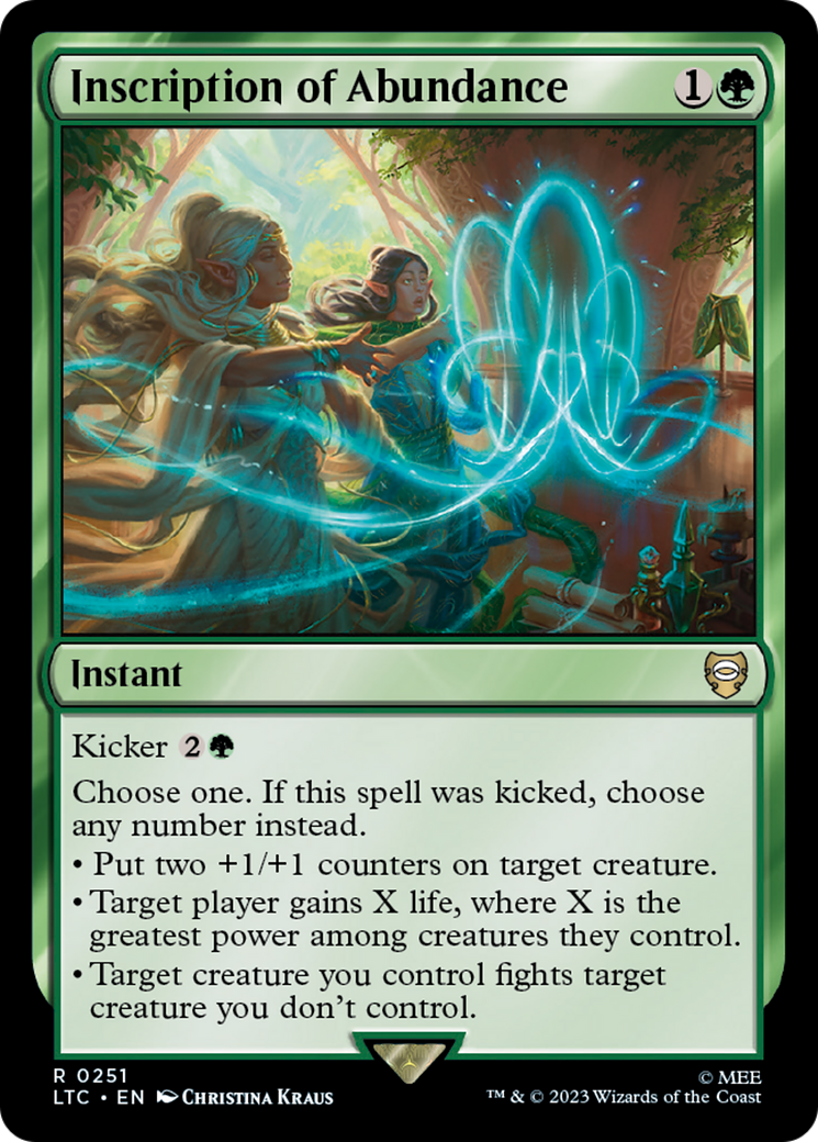Inscription of Abundance (LTC-251)