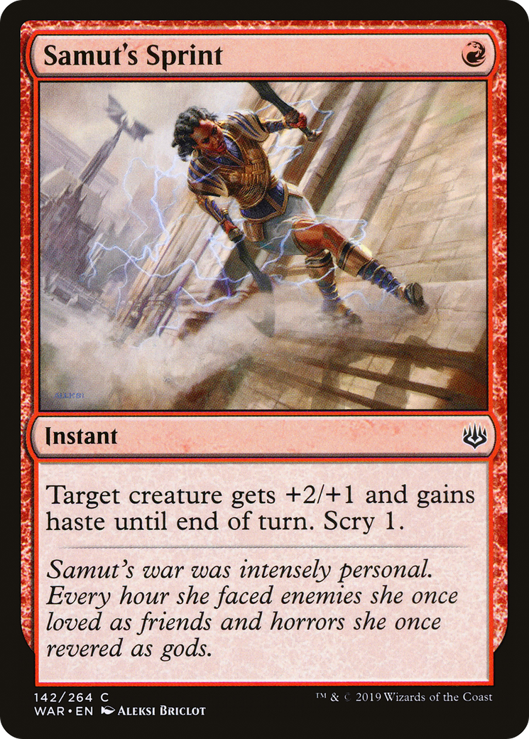 Samut's Sprint (WAR-142) (Foil)