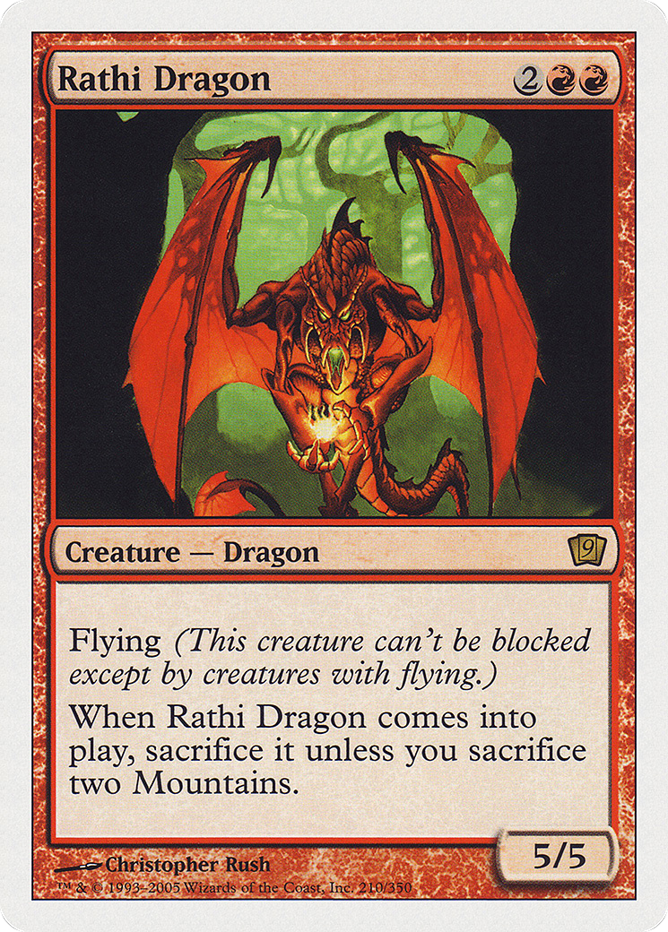 Rathi Dragon (9ED-★) (Foil)