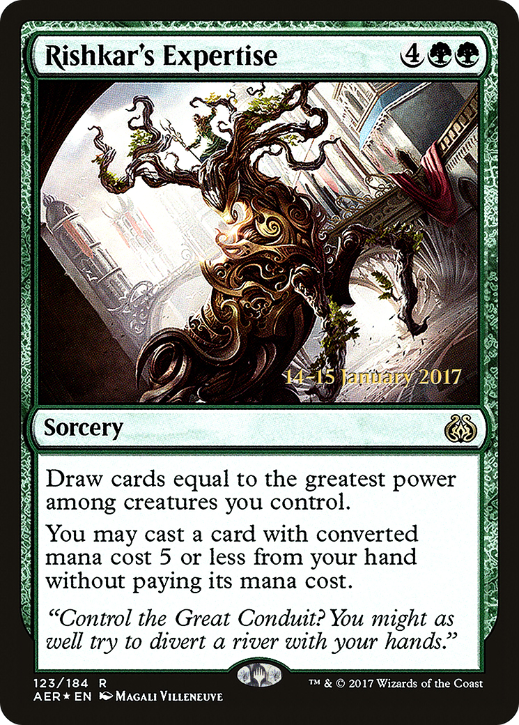 Rishkar's Expertise (PRE-123S) (Foil)