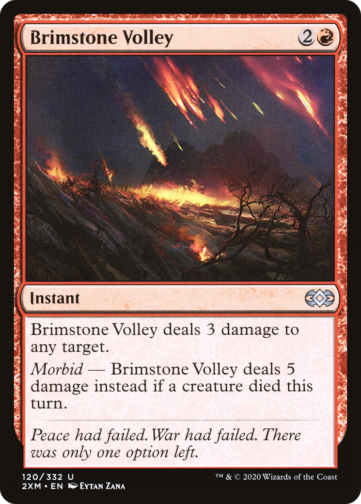 Brimstone Volley (2XM-120)