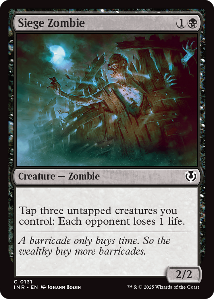 Siege Zombie (INR-131) (Foil)