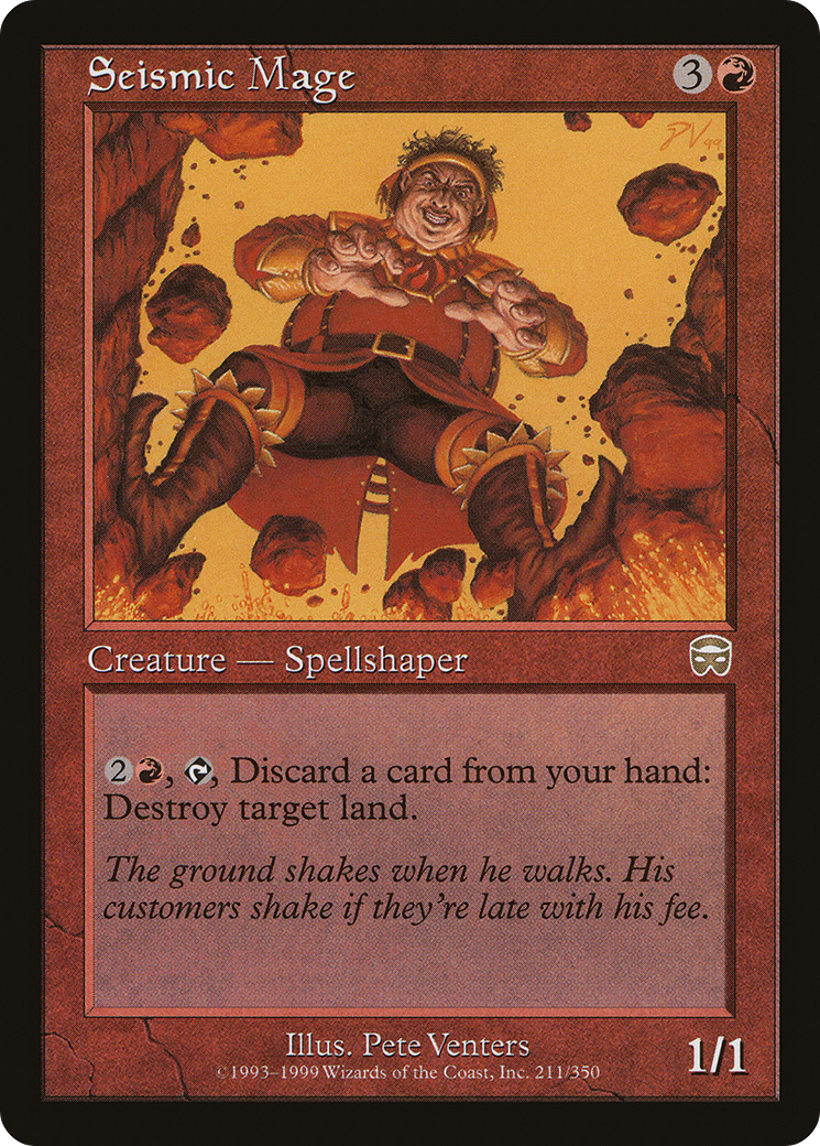 Seismic Mage (MMQ-211) (Foil)