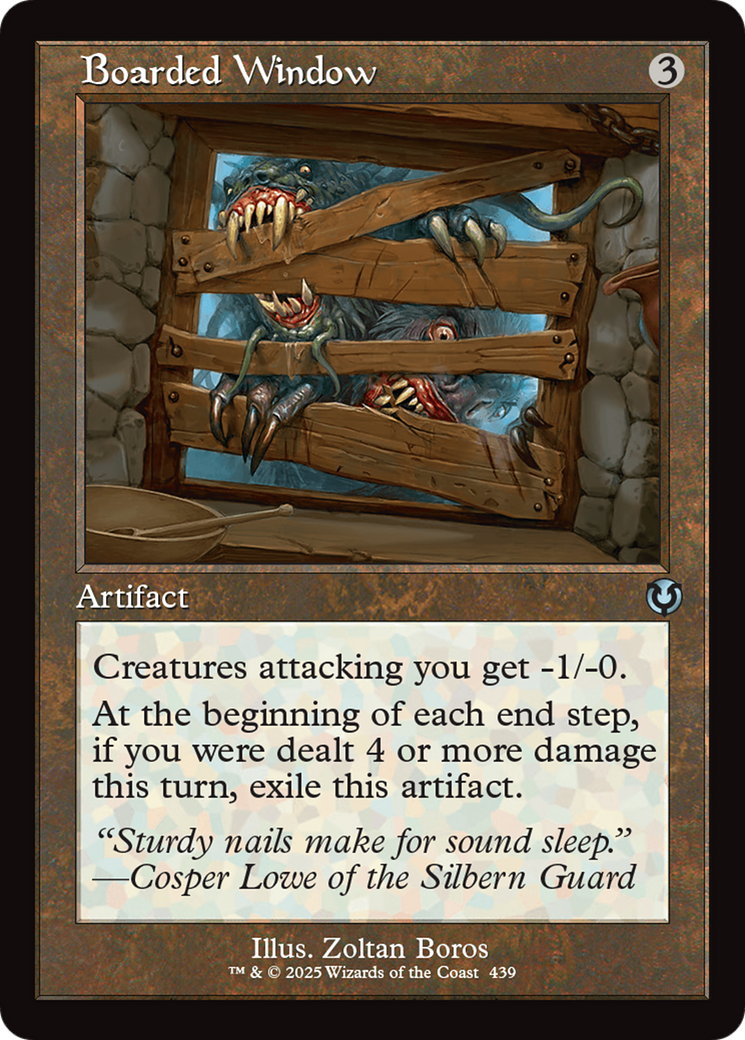 Boarded Window (INR-439) (Foil)