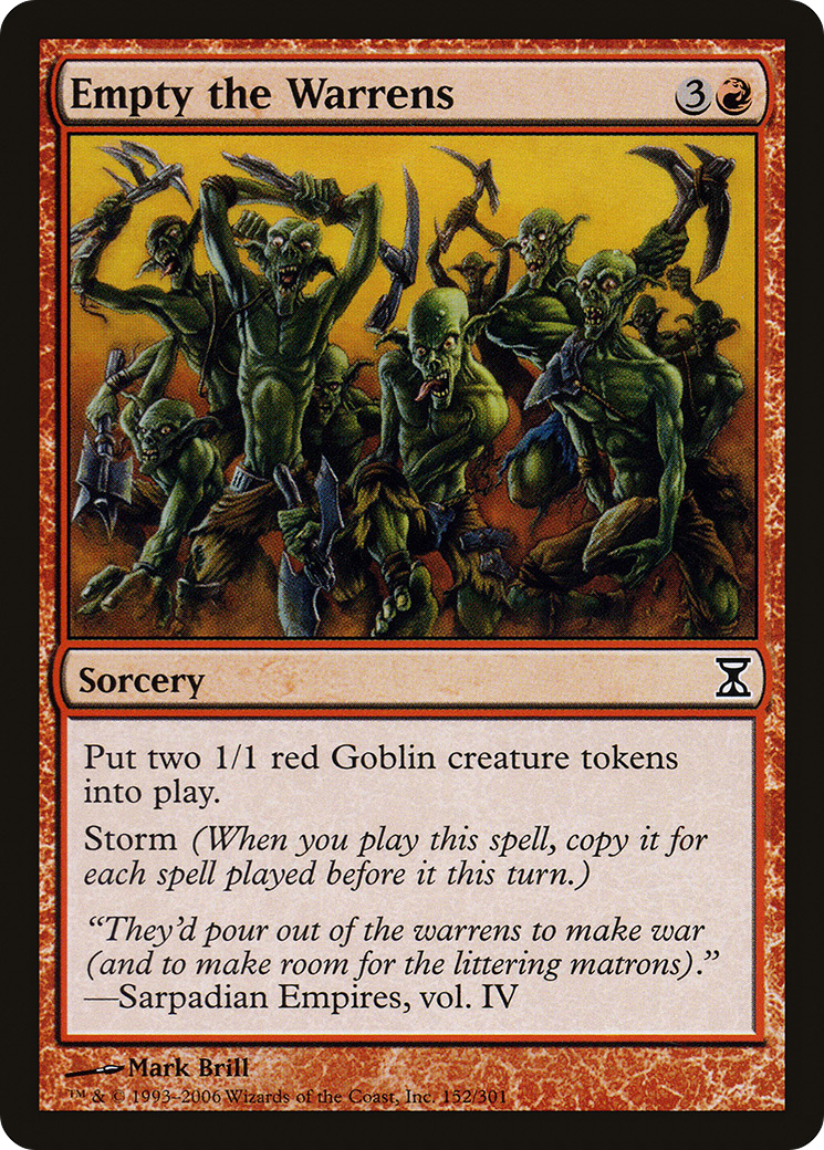 Empty the Warrens (TSP-152) (Foil)