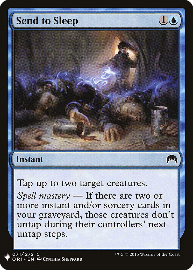 Send to Sleep (LIST-ORI-71)