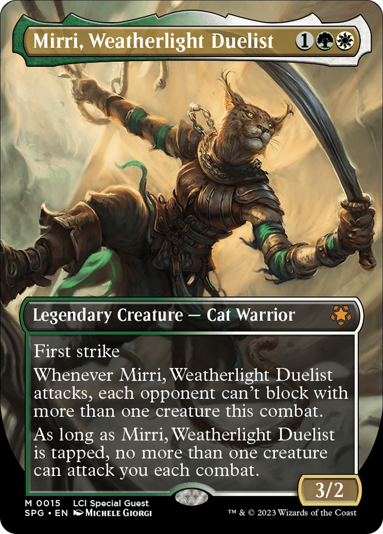 Mirri, Weatherlight Duelist (SPG-015) (Borderless)