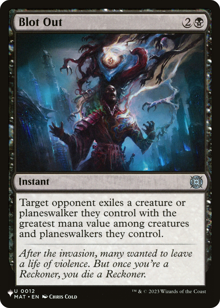 Blot Out (LIST-MAT-12)