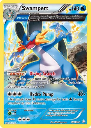 Swampert (Alpha) (PRC-036) (Holofoil)