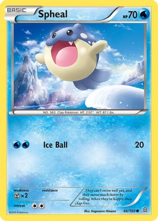 Spheal (46) (PRC-046) (Reverse Holofoil)