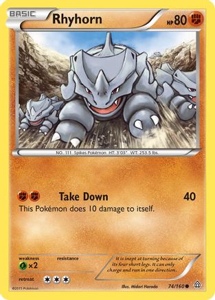 Rhyhorn (PRC-) (Reverse Holofoil)