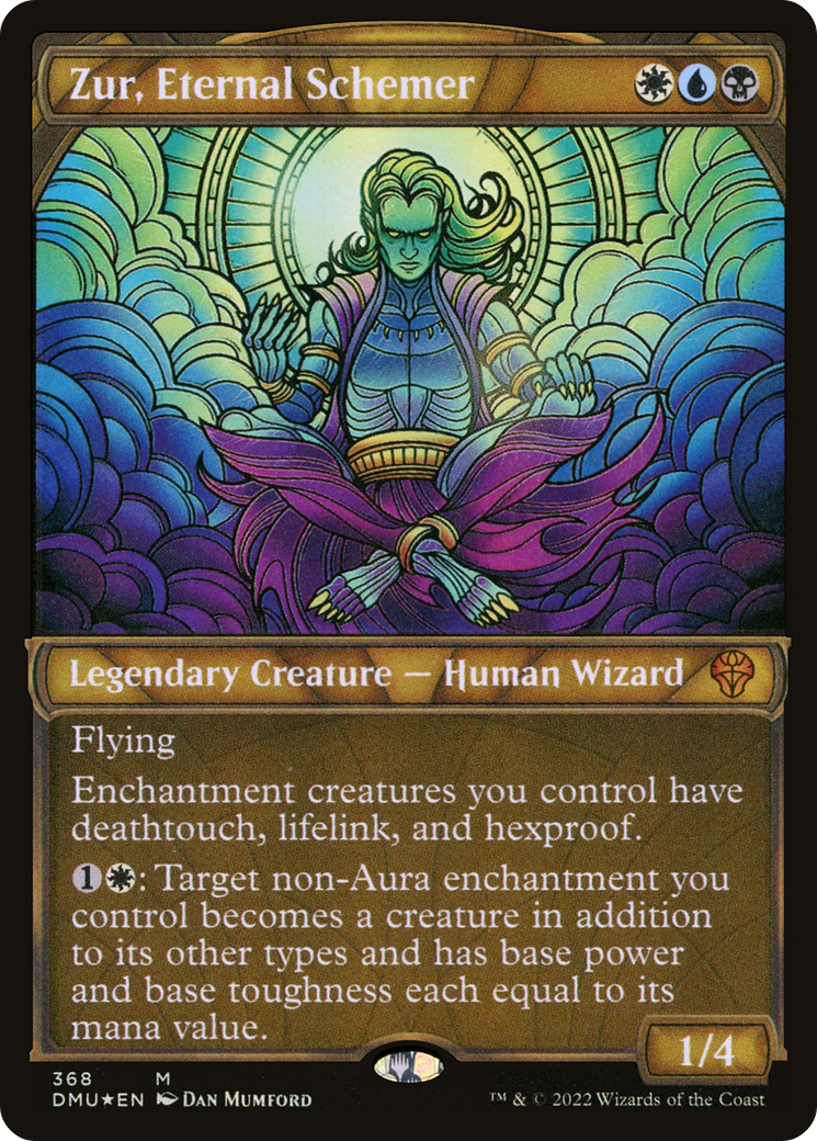 Zur, Eternal Schemer (DMU-368) (Showcase) (Textured Foil)