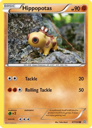 Hippopotas (PRC-087) (Reverse Holofoil)