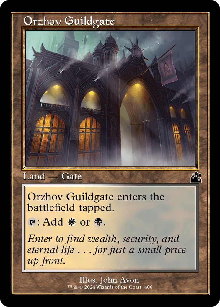 Orzhov Guildgate (RVR-406) (Foil)