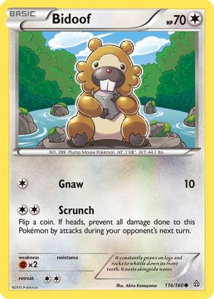 Bidoof (PRC-116) (Reverse Holofoil)