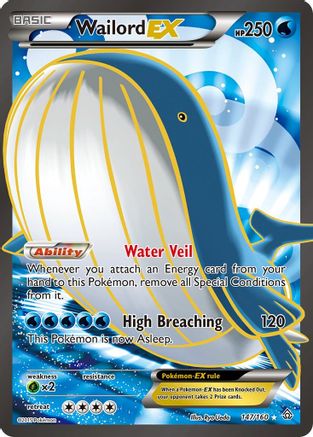 Wailord EX (147 Full Art) (PRC-147) (Holofoil)