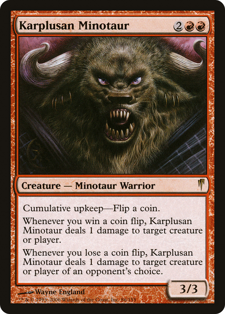 Karplusan Minotaur (CSP-086) (Foil)