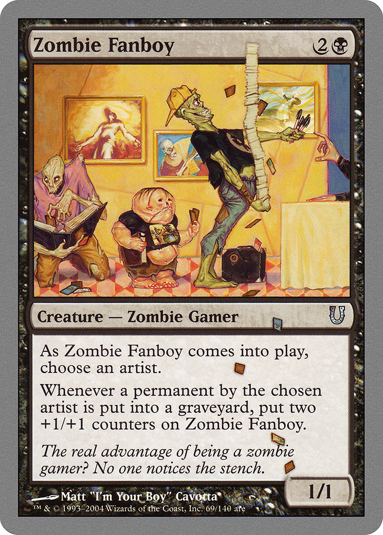 Zombie Fanboy (UNH-069) (Foil)