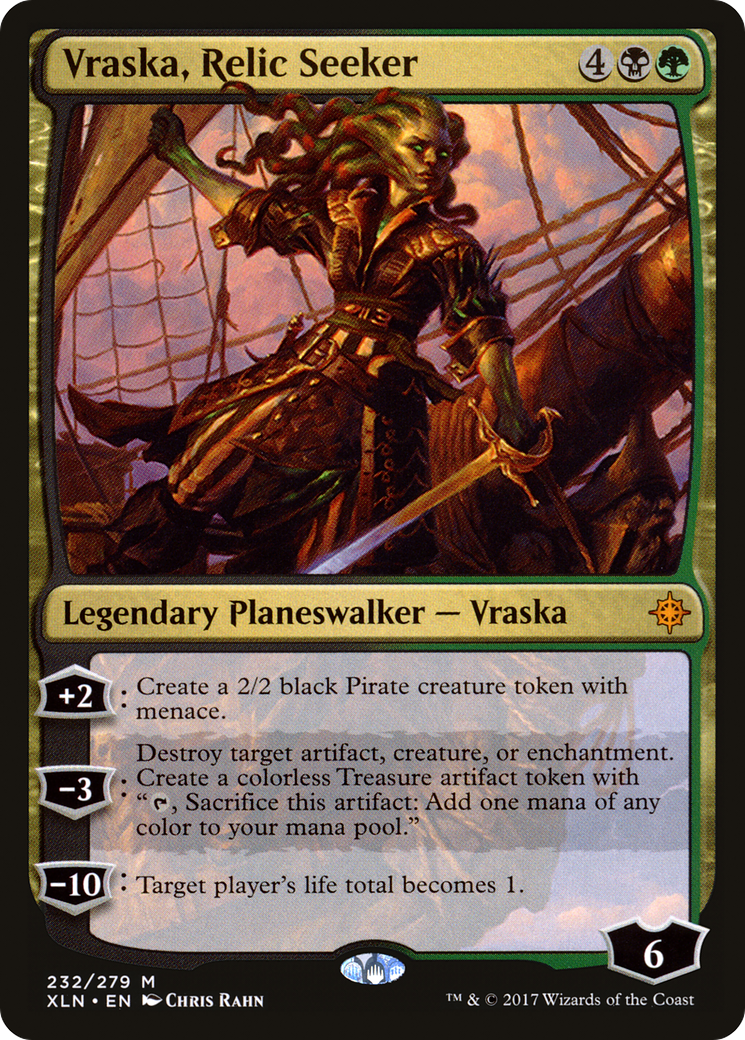 Vraska, Relic Seeker (XLN-232) (Foil)