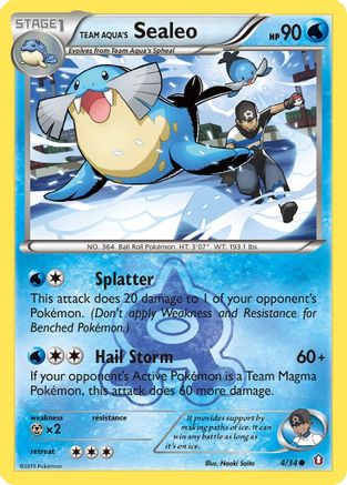 Team Aqua's Sealeo (DCR-004)