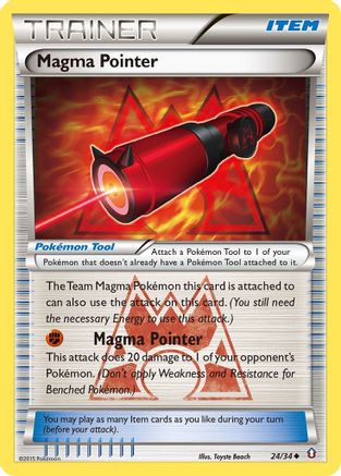 Magma Pointer (DCR-024) (Reverse Holofoil)