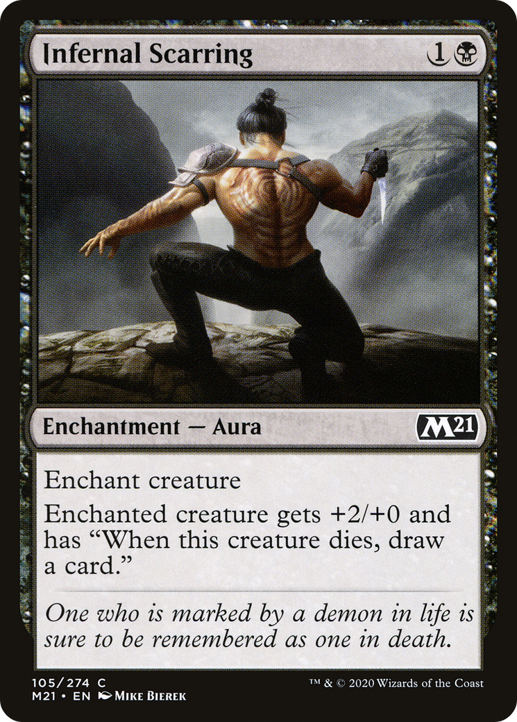 Infernal Scarring (M21-105) (Foil)
