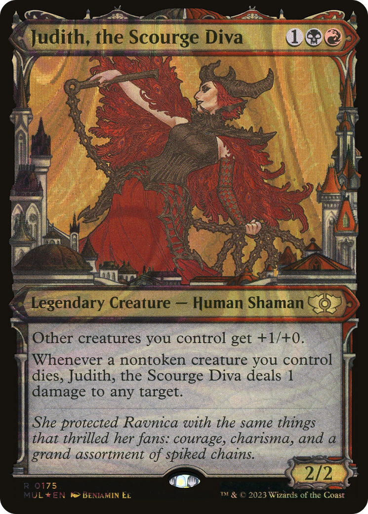 Judith, the Scourge Diva (MUL-175) (Showcase) (Halo Foil)