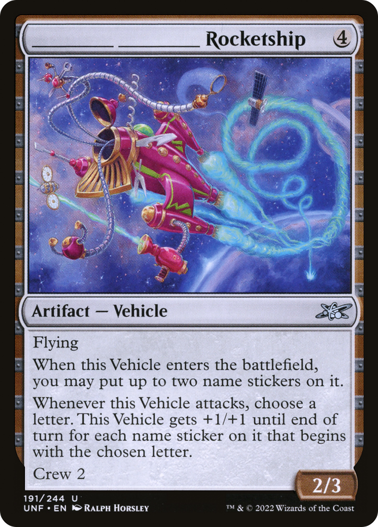 _____ _____ Rocketship (UNF-191) (Foil)