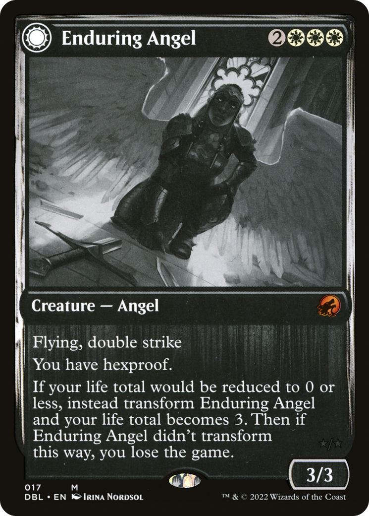 Enduring Angel // Angelic Enforcer (DBL-017) (Foil)