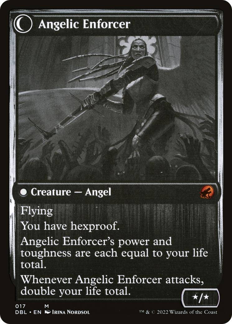 Enduring Angel // Angelic Enforcer (DBL-017) (Foil)