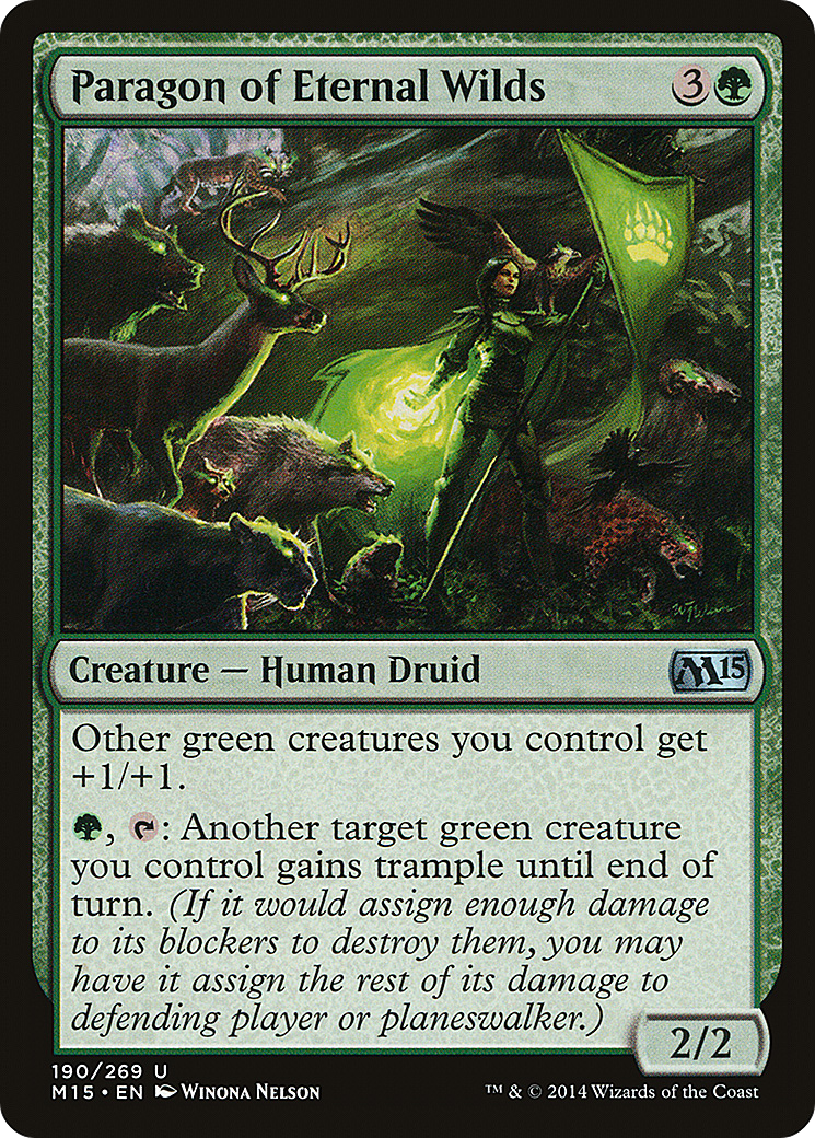 Paragon of Eternal Wilds (M15-190) (Foil)