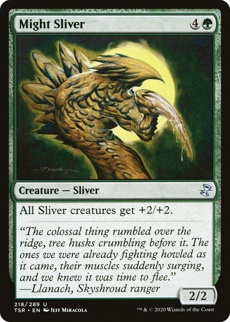 Might Sliver (TSR-218) (Foil)