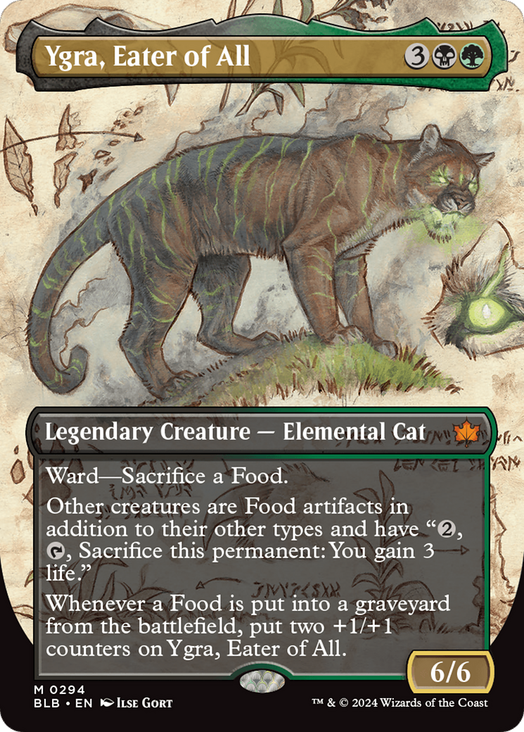 Ygra, Eater of All (BLB-294) (Showcase) (Borderless) (Foil)