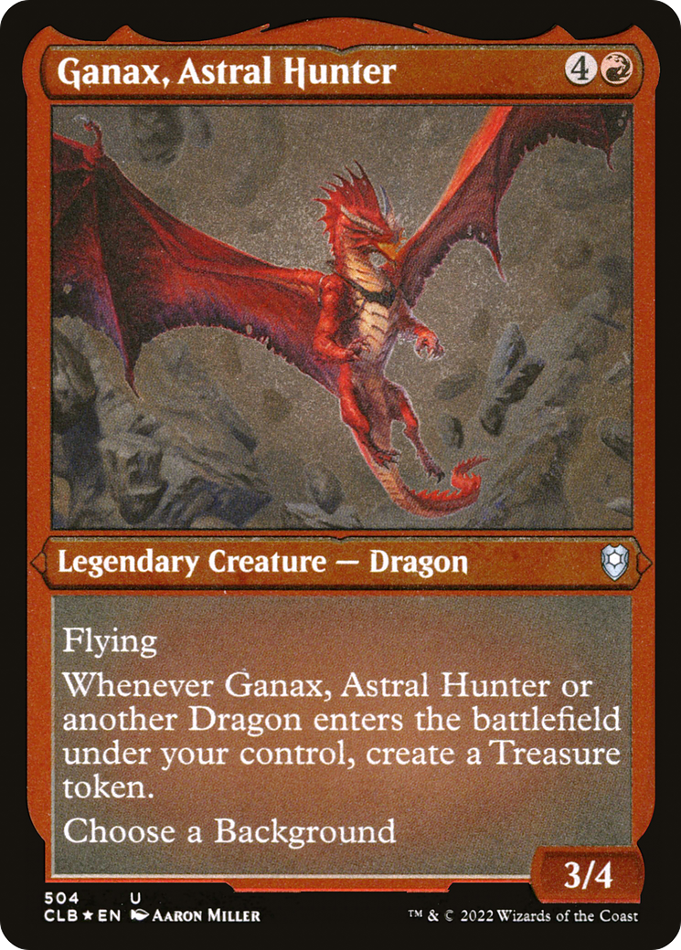 Ganax, Astral Hunter (CLB-504) (Etched Foil)