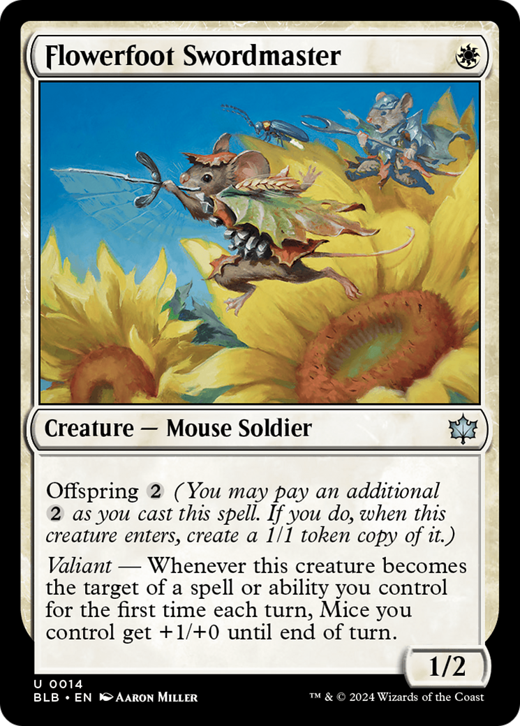 Flowerfoot Swordmaster (BLB-014) (Foil)