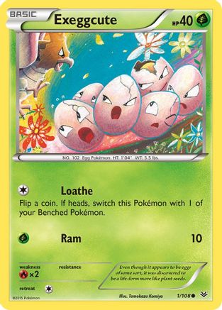 Exeggcute (ROS-001) (Reverse Holofoil)