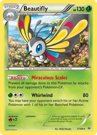 Beautifly (ROS-005) (Holofoil)