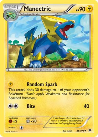 Manectric (ROS-025) (Reverse Holofoil)