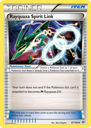 Rayquaza Spirit Link (ROS-087) (Reverse Holofoil)