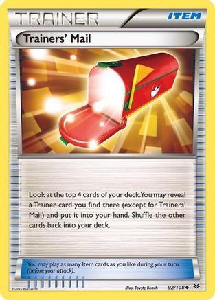 Trainers' Mail (ROS-092) (Reverse Holofoil)