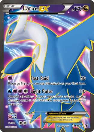 Latios EX (101 Full Art) (ROS-101) (Holofoil)