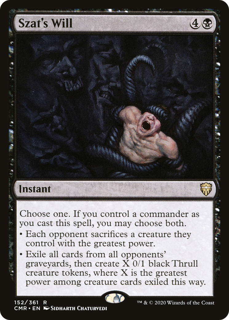 Szat's Will (CMR-152)