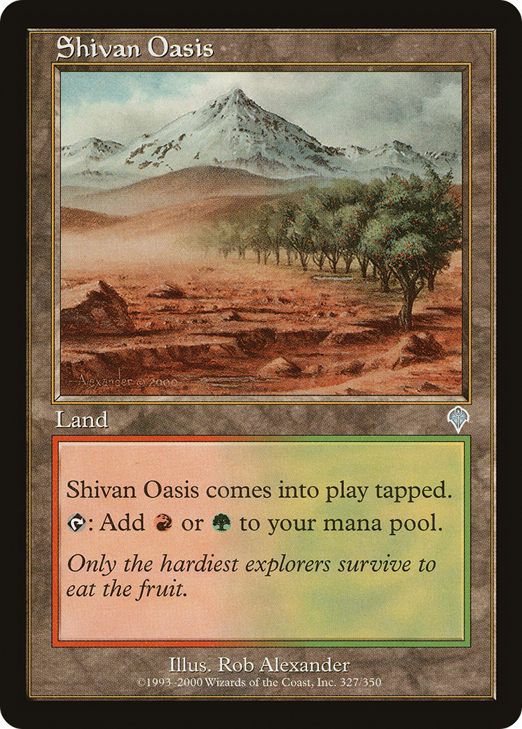 Shivan Oasis (INV-327) (Foil)