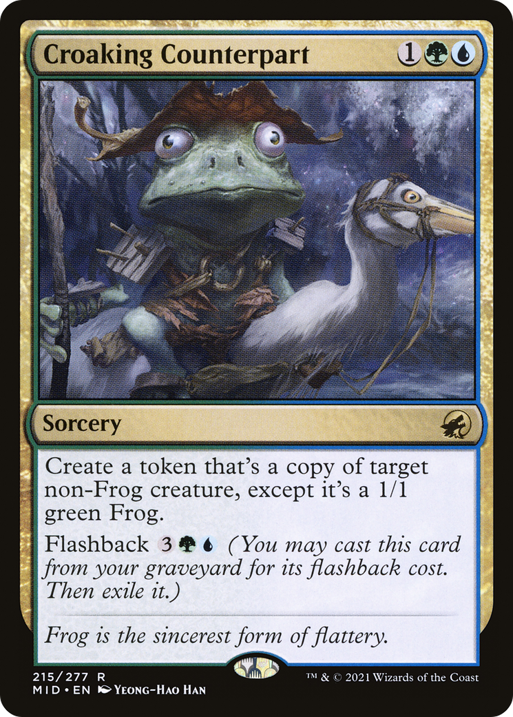Croaking Counterpart (MID-215) (Foil)