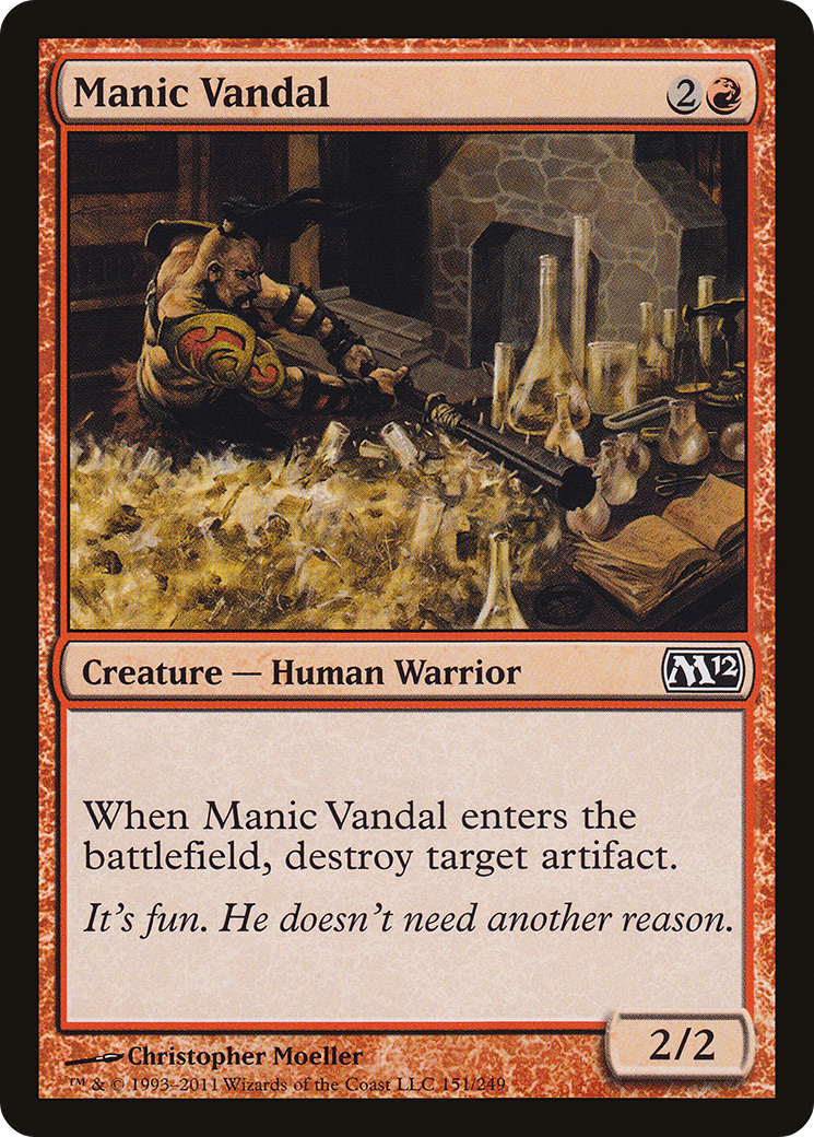 Manic Vandal (M12-151) (Foil)